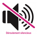 Adhésif déroulement silencieux