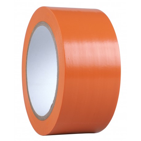 Ruban adhésif PVC bâtiment orange large au détail - 75 mm x 33 m (x1 rl)